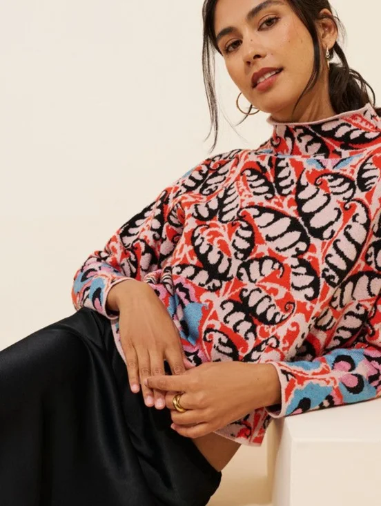 Maeve by Anthropologie Carys Mock-neck Pullover Sweater - Picture 3 of 9